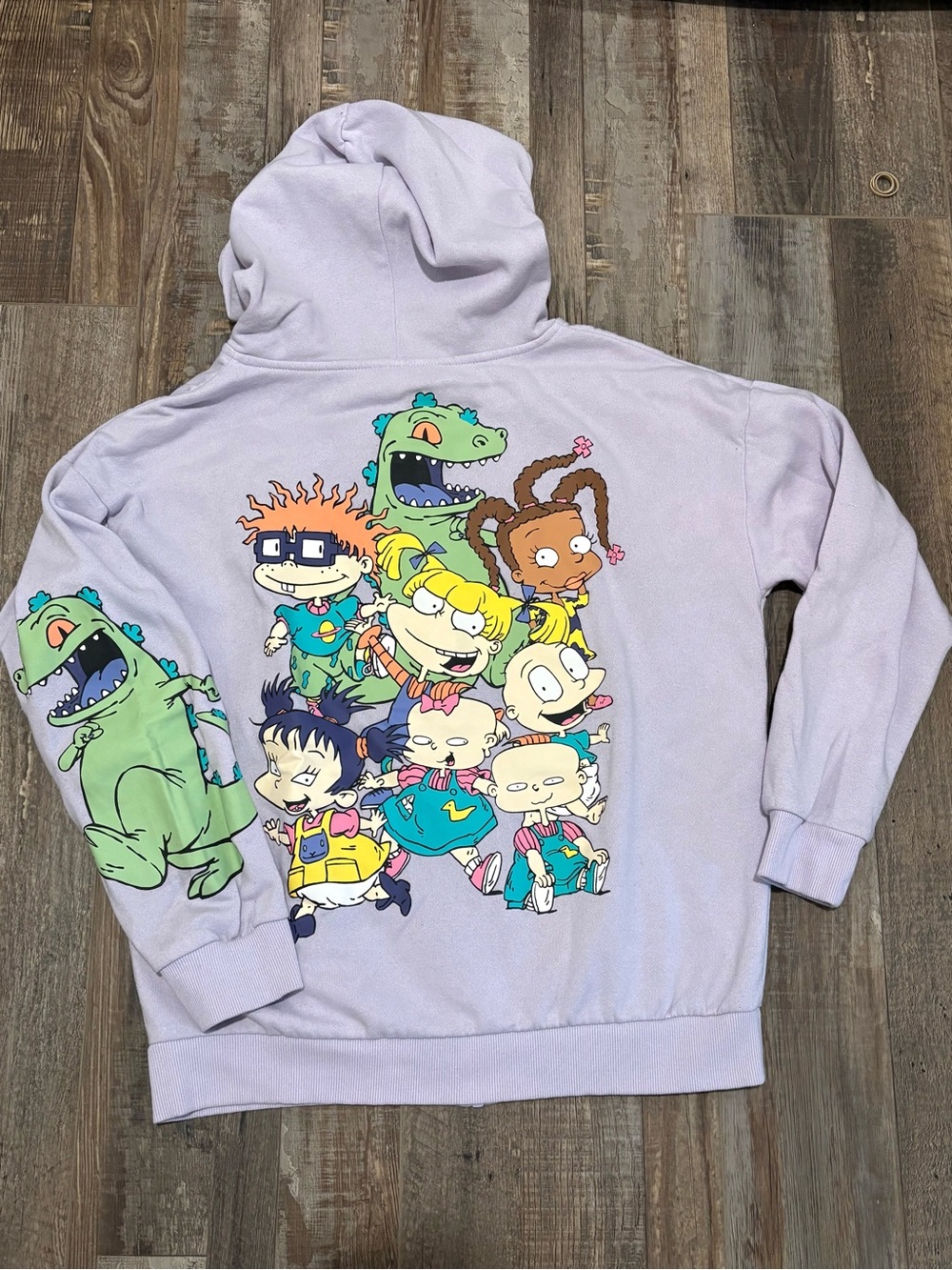 Rugrats Character Zip-Up Hoodie Nickelodeon Cartoon